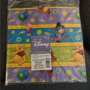 Disney Gift Wrap with Winnie the Pooh - Purple and Green